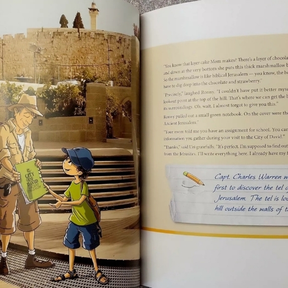 Jerusalem City of David Kids Graphic Novel Adventure Book Ages 8 & up ! - Picture 7 of 9